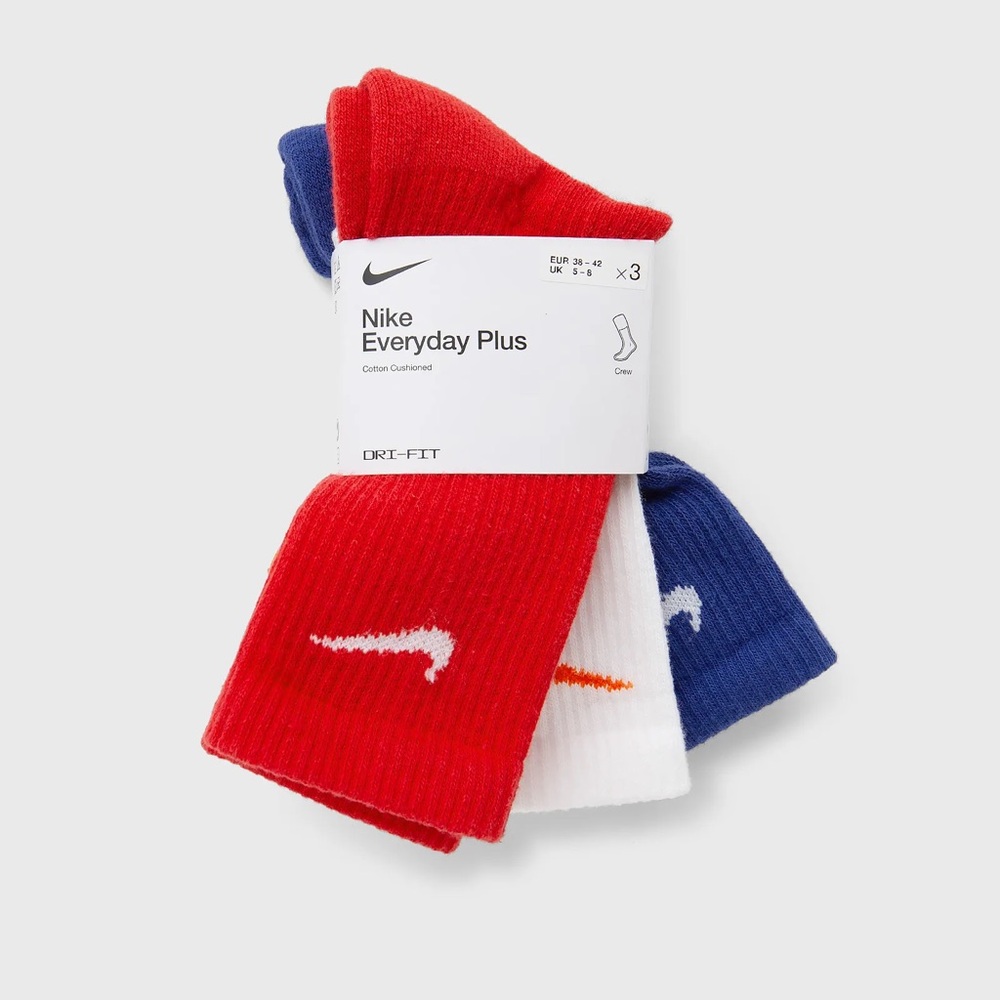 Nike Dri-fit Everyday plus cushioned crew socks SX6888